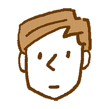 イラスト：顔が赤くならない人