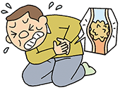 イラスト：尿路結石