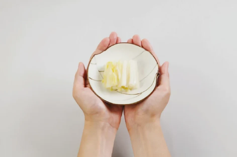 写真：調理加熱後の小鉢