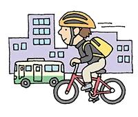 イラスト：自転車